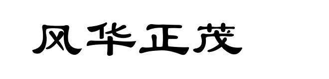 风华正茂