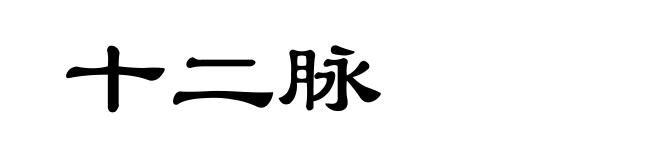 十二脉