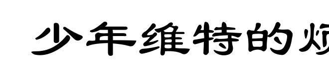 少年维特的烦恼