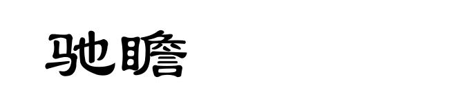 驰瞻