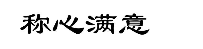 称心满意