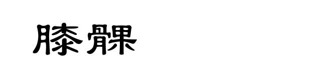 膝髁