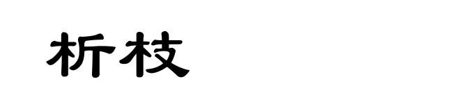 析枝