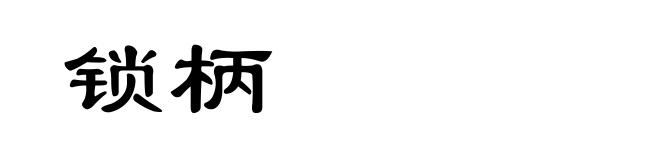 锁柄