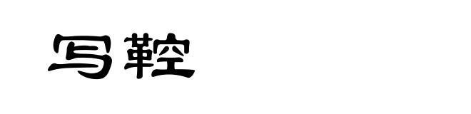 写鞚