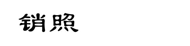 销照