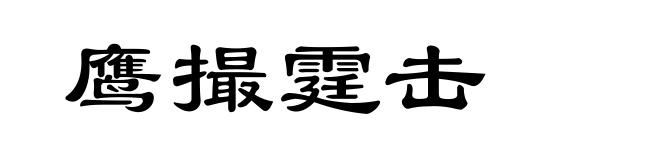 鹰撮霆击