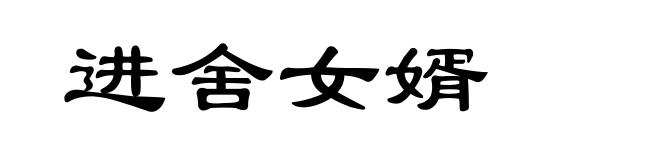 进舍女婿