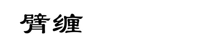 臂缠