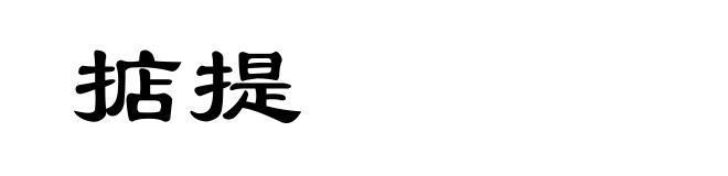 掂提