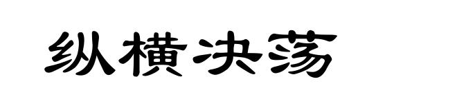 纵横决荡