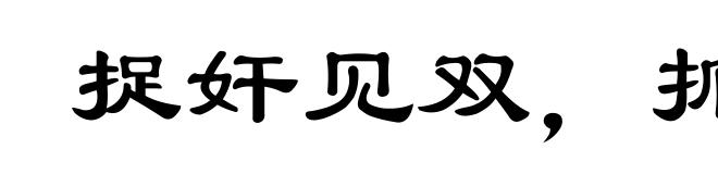 捉奸见双,抓贼见赃
