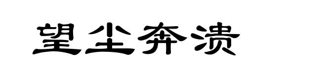 望尘奔溃