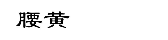腰黄