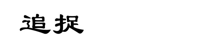 追捉