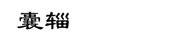 囊辎