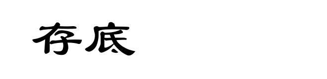 存底