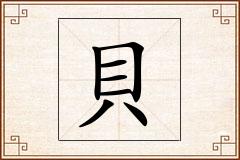 貝怎么写