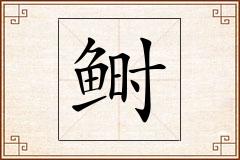 鲥怎么写