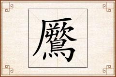鷢怎么写