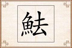 魼怎么写